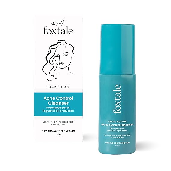 Foxtale 2 Salicylic Acid Face cleanser for Oily Acne Prone Skin