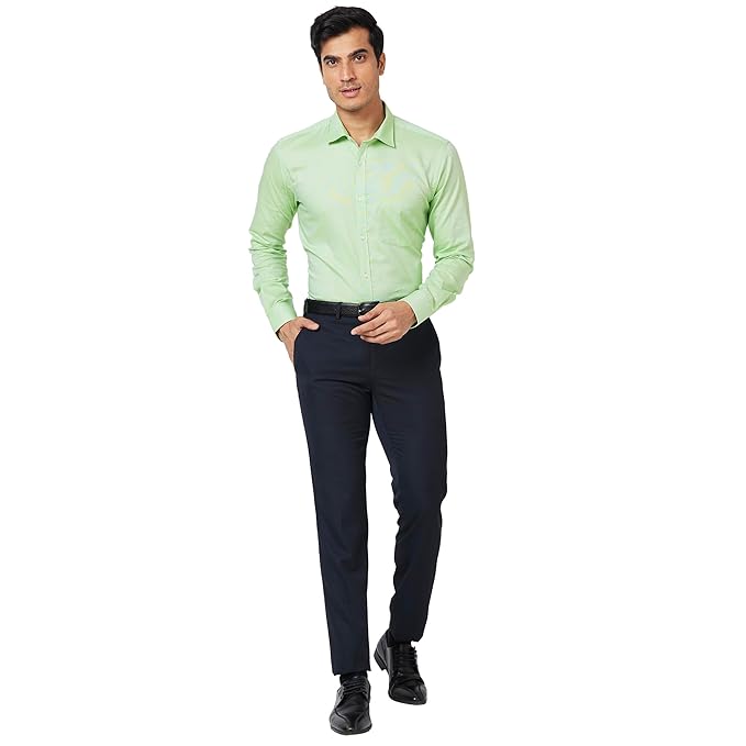 Light Green Shirt and Navy Blue Pant