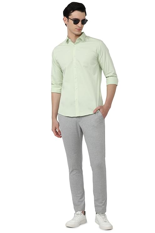 Light Green Shirt and Gray Pant