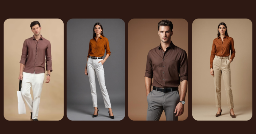 Clove Color Shirt Matching Pant for Men and Women