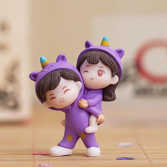 Purple Unicorn Couple Set